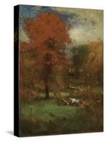 The Mill Pond, 1889-George Inness Snr.-Stretched Canvas