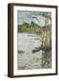 The Mill Pond, Cos Cob, Connecticut, 1902-Childe Hassam-Framed Giclee Print