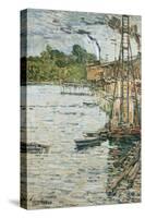 The Mill Pond, Cos Cob, Connecticut, 1902-Childe Hassam-Stretched Canvas