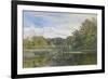 The Mill Pond, Evelyn Woods, 1860-George Vicat Cole-Framed Giclee Print