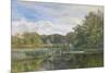 The Mill Pond, Evelyn Woods, 1860-George Vicat Cole-Mounted Giclee Print