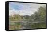 The Mill Pond, Evelyn Woods, 1860-George Vicat Cole-Framed Stretched Canvas