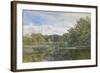 The Mill Pond, Evelyn Woods, 1860-George Vicat Cole-Framed Giclee Print