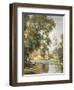 The Mill Pond, Houghton, Huntingdonshire-William Blacklock-Framed Premium Giclee Print