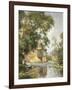 The Mill Pond, Houghton, Huntingdonshire-William Blacklock-Framed Giclee Print