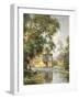 The Mill Pond, Houghton, Huntingdonshire-William Blacklock-Framed Giclee Print