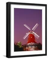 The Mill Resort Against Pink Sky, Oranjestad, Aruba-Stuart Westmoreland-Framed Photographic Print