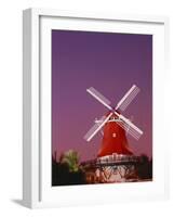 The Mill Resort Against Pink Sky, Oranjestad, Aruba-Stuart Westmoreland-Framed Photographic Print