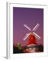 The Mill Resort Against Pink Sky, Oranjestad, Aruba-Stuart Westmoreland-Framed Photographic Print