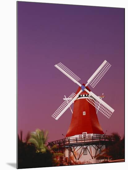 The Mill Resort Against Pink Sky, Oranjestad, Aruba-Stuart Westmoreland-Mounted Photographic Print