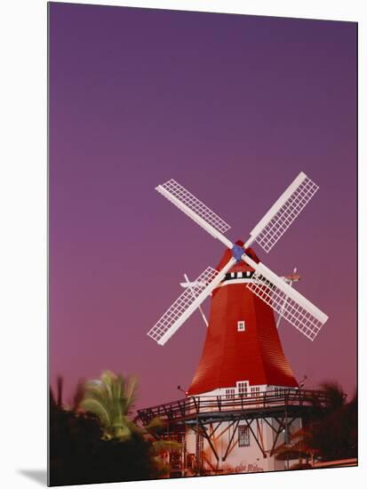 The Mill Resort Against Pink Sky, Oranjestad, Aruba-Stuart Westmoreland-Mounted Photographic Print