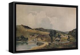 'The Mill Stream', 19th century, (1935)-Peter De Wint-Framed Stretched Canvas