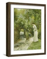 The Mill Stream in Spring-Arthur Hopkins-Framed Giclee Print