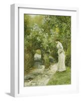 The Mill Stream in Spring-Arthur Hopkins-Framed Giclee Print