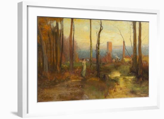 The Mill Stream, Montclair, New Jersey, C.1888-George Snr. Inness-Framed Giclee Print