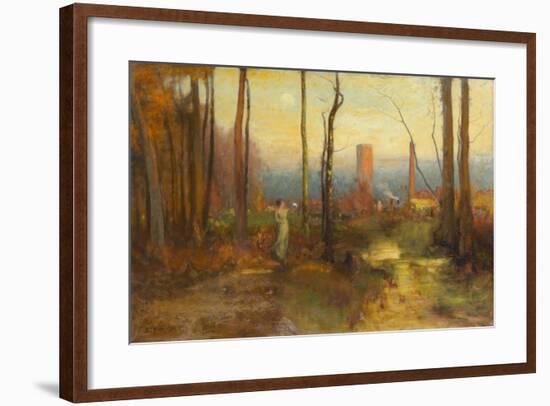 The Mill Stream, Montclair, New Jersey, C.1888-George Snr. Inness-Framed Giclee Print