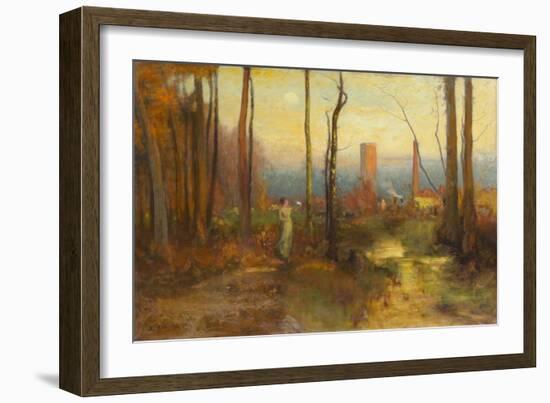 The Mill Stream, Montclair, New Jersey, C.1888-George Snr. Inness-Framed Giclee Print