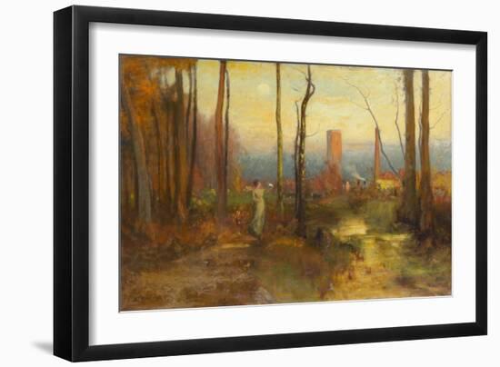 The Mill Stream, Montclair, New Jersey, C.1888-George Snr. Inness-Framed Giclee Print