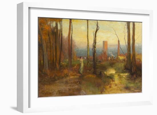 The Mill Stream, Montclair, New Jersey, C.1888-George Snr. Inness-Framed Giclee Print