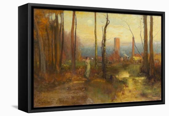 The Mill Stream, Montclair, New Jersey, C.1888-George Snr. Inness-Framed Stretched Canvas