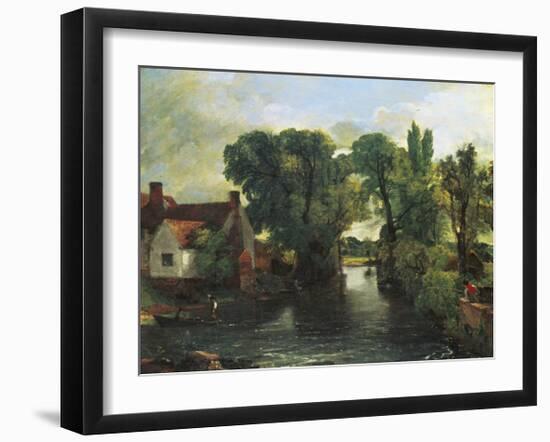 The Mill Stream, Willy Lott's House-John Constable-Framed Premium Giclee Print