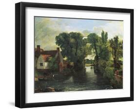 The Mill Stream, Willy Lott's House-John Constable-Framed Premium Giclee Print