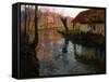 The Mill Stream-Fritz Thaulow-Framed Stretched Canvas