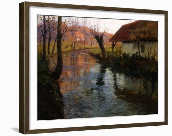 The Mill Stream-Fritz Thaulow-Framed Giclee Print