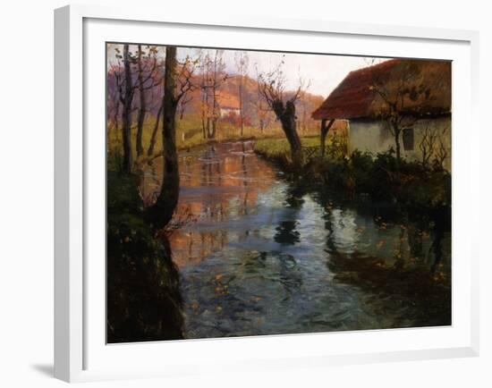 The Mill Stream-Fritz Thaulow-Framed Giclee Print