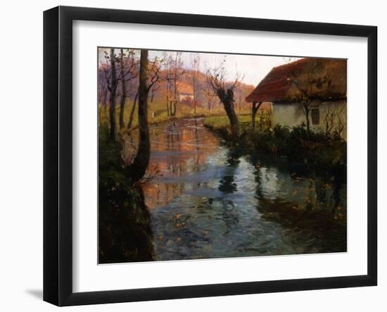 The Mill Stream-Fritz Thaulow-Framed Giclee Print