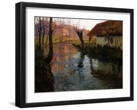 The Mill Stream-Fritz Thaulow-Framed Giclee Print