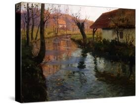 The Mill Stream-Frits Thaulow-Stretched Canvas