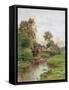 The Mill Stream-James George Bingley-Framed Stretched Canvas