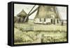 The Mill-Vincent van Gogh-Framed Stretched Canvas