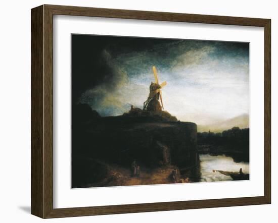 The Mill-Rembrandt van Rijn-Framed Art Print