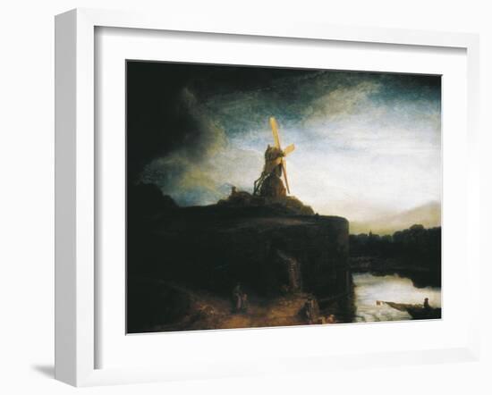 The Mill-Rembrandt van Rijn-Framed Art Print