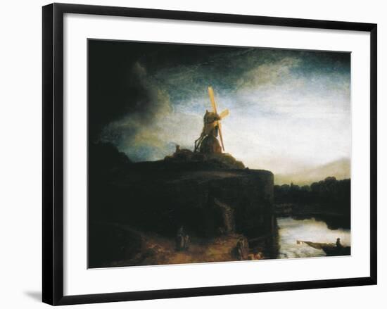 The Mill-Rembrandt van Rijn-Framed Art Print