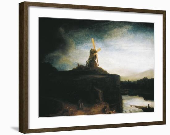 The Mill-Rembrandt van Rijn-Framed Art Print