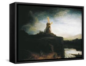 The Mill-Rembrandt van Rijn-Framed Stretched Canvas