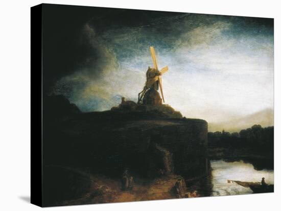 The Mill-Rembrandt van Rijn-Stretched Canvas