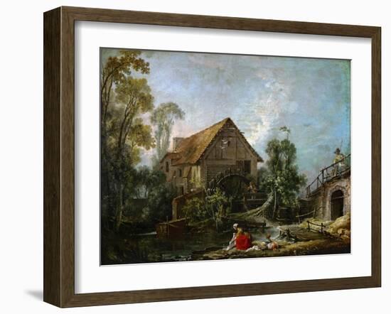 The Mill-François Boucher-Framed Giclee Print