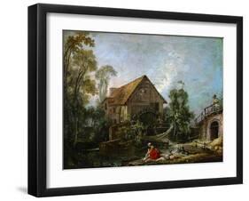 The Mill-François Boucher-Framed Giclee Print