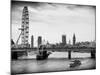 The Millennium Wheel and Houses of Parliament - Views of Hungerford Bridge and Big Ben - London-Philippe Hugonnard-Mounted Photographic Print