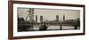 The Millennium Wheel and Houses of Parliament - Views of Hungerford Bridge and Big Ben - London-Philippe Hugonnard-Framed Photographic Print