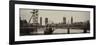 The Millennium Wheel and Houses of Parliament - Views of Hungerford Bridge and Big Ben - London-Philippe Hugonnard-Framed Photographic Print