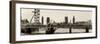 The Millennium Wheel and Houses of Parliament - Views of Hungerford Bridge and Big Ben - London-Philippe Hugonnard-Framed Photographic Print