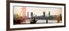 The Millennium Wheel and Houses of Parliament - Views of Hungerford Bridge and Big Ben - London-Philippe Hugonnard-Framed Photographic Print