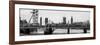 The Millennium Wheel and Houses of Parliament - Views of Hungerford Bridge and Big Ben - London-Philippe Hugonnard-Framed Photographic Print