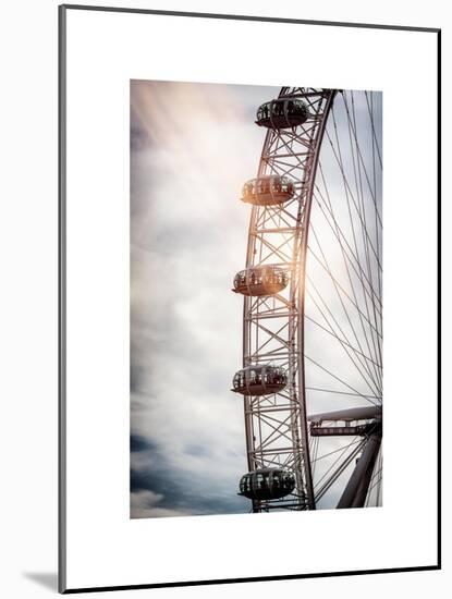 The Millennium Wheel / London Eye - City of London - UK - England - United Kingdom - Europe-Philippe Hugonnard-Mounted Art Print