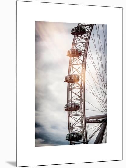 The Millennium Wheel / London Eye - City of London - UK - England - United Kingdom - Europe-Philippe Hugonnard-Mounted Art Print